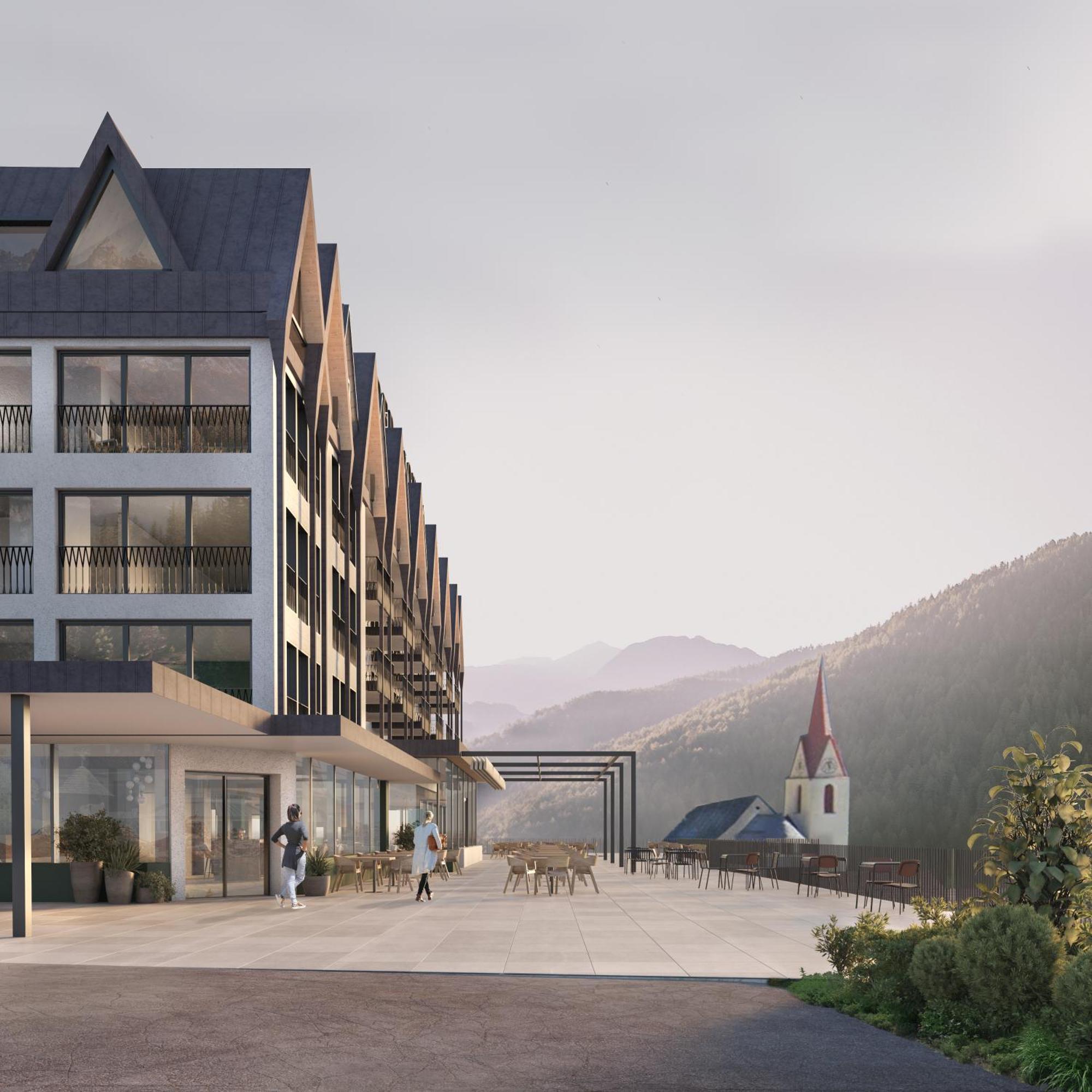 Berghotel Racines Eksteriør billede